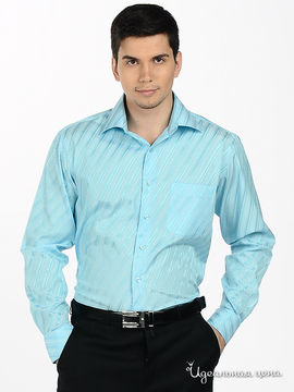 сорочка Franco Frego мужская, цвет бирюзовый