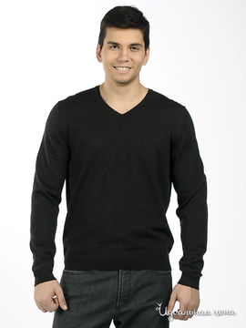 Пуловер Alessandro Bonimi мужской, цвет темно-серый