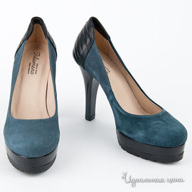 Туфли capriccio женские, цвет синий / черный