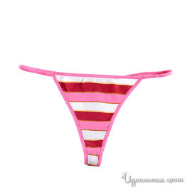 Трусы Victoria's Secret женские, цвет белый / розовый / красный