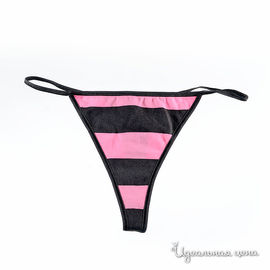 Трусы Victoria's Secret женские, цвет черный / розовый