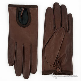 Перчатки Eleganzza женские, цвет темно-коричневый