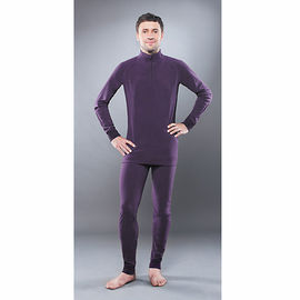 Кальсоны Guahoo "Fleece Basic 700 P" мужские, темно-фиолетовые