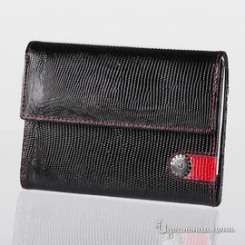 Бумажник Dimanche, цвет черный / красный