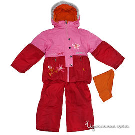 Комплект одежды SnoBug для девочки, цвет красный