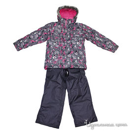 Комплект одежды SnoBug для девочки, цвет серо-розовый