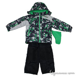 Комплект одежды SnoBug для мальчика, цвет серо-зеленый