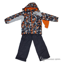 Комплект одежды SnoBug для мальчика, цвет серо-оранжевый
