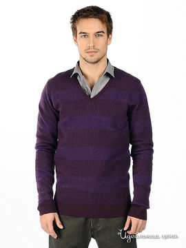 Пуловер Diesel мужской, цвет фиолетовый / коричневый