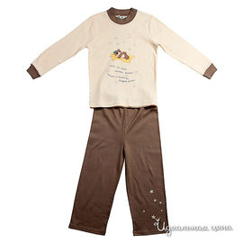 Пижама Венейя для мальчика, цвет желтый / коричневый