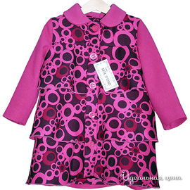 Пальто Oncle Tom для девочки, цвет фуксия / бордовый