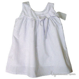 Платье Oncle Tom для девочки, цвет белый / фиолетовый