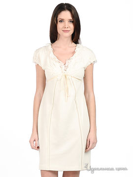 Платье SOCIETA&ATOS LOMBARDINI женское, цвет белый