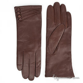 Перчатки Eleganzza женские, цвет темно-коричневый