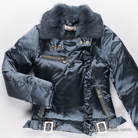 Куртка Fracomina mini для девочки, цвет темно-голубой