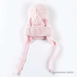 Шапка Joli bebe для девочки, цвет розовый