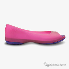 Балетки Crocs, цвет розовый