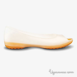 Балетки Crocs, цвет оранжевый
