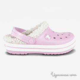 Сабо Crocs, цвет бледно-розовый