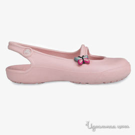 Балетки Crocs, цвет бледно-розовый