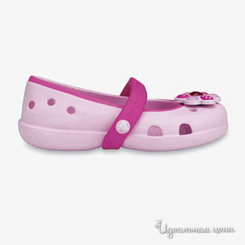 Балетки Crocs, цвет розовый / малиновый