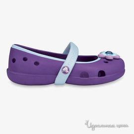 Балетки Crocs, цвет фиолетовый / голубой