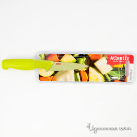 Нож для овощей Atlantis, цвет салатовый, 9см.