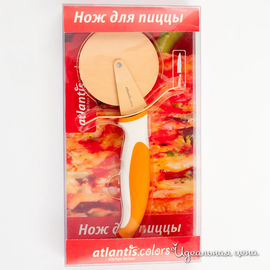 Нож для пиццы Atlantis, цвет оранжевый