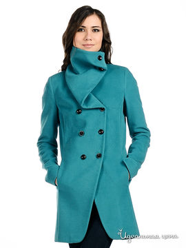 Пальто GAUDI женское, цвет бирюзовый