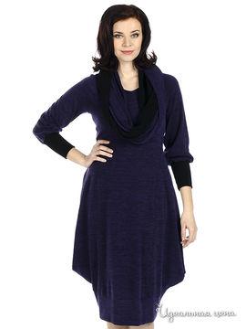Платье MadamT женское, цвет фиолетовый / черный