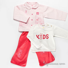 Комплект Best for kids для девочки, цвет розовый / персиковый