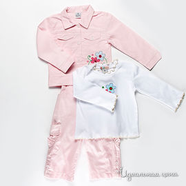 Комплект Best for kids для девочки, цвет розовый / белый