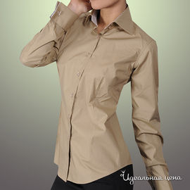 Рубашка Alonzo Corrado женская, цвет бежевый