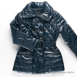Пальто WPM для девочки, цвет темно-синий