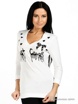 Лонгслив Galliano&Cavali женский, цвет белый