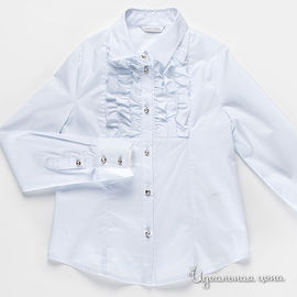 Блузка Silver Spoon для девочки, цвет белый
