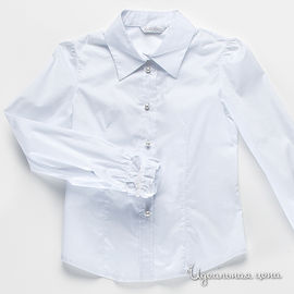 Блузка Silver Spoon для девочки, цвет белый