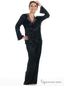 Пижама Charoi "LAGUNA" женская, цвет черный