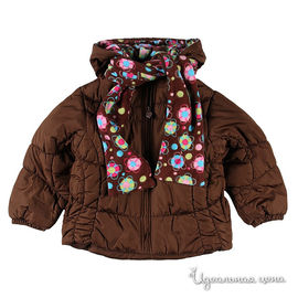 Куртка London frog для  девочки, цвет коричневый