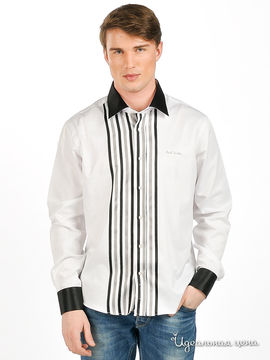 Рубашка Мультибренд мужская, цвет белый / серый / черный