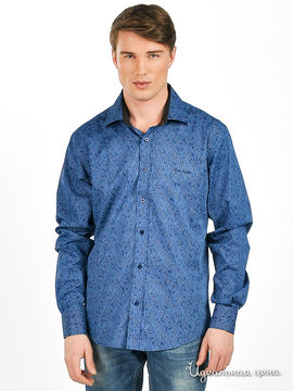 Рубашка Мультибренд мужская, цвет синий / черный / голубой