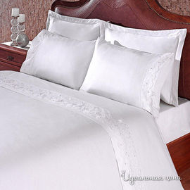 Комплект постельного белья Issimo "BONDY", цвет белый, евро