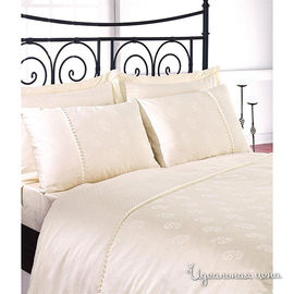 Комплект постельного белья Issimo "ELENORA", цвет кремовый, 1,5 спальный