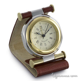 Часы с будильником Dalvey мужские, цвет коричневый