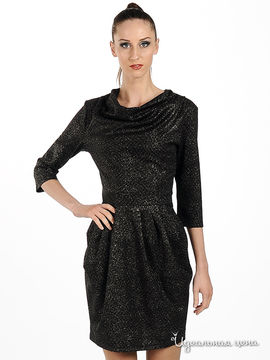 Платье Adzhedo женское, цвет серый / черный