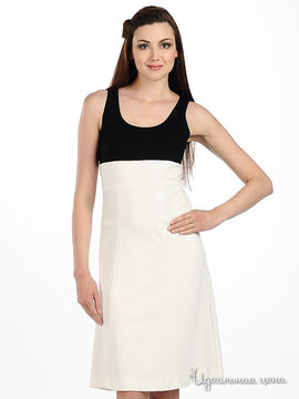 Платье Ferre, Trussardi, Armani женское, цвет черный / молочный