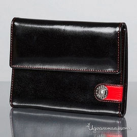 Бумажник водителя для документов Dimanche женский, цвет черный / красный