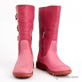 Сапоги Timberland женские, цвет красный / розовый