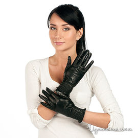 Перчатки Imporio Armani женские, цвет черный