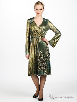 Платье Shipilova женское, цвет зеленый